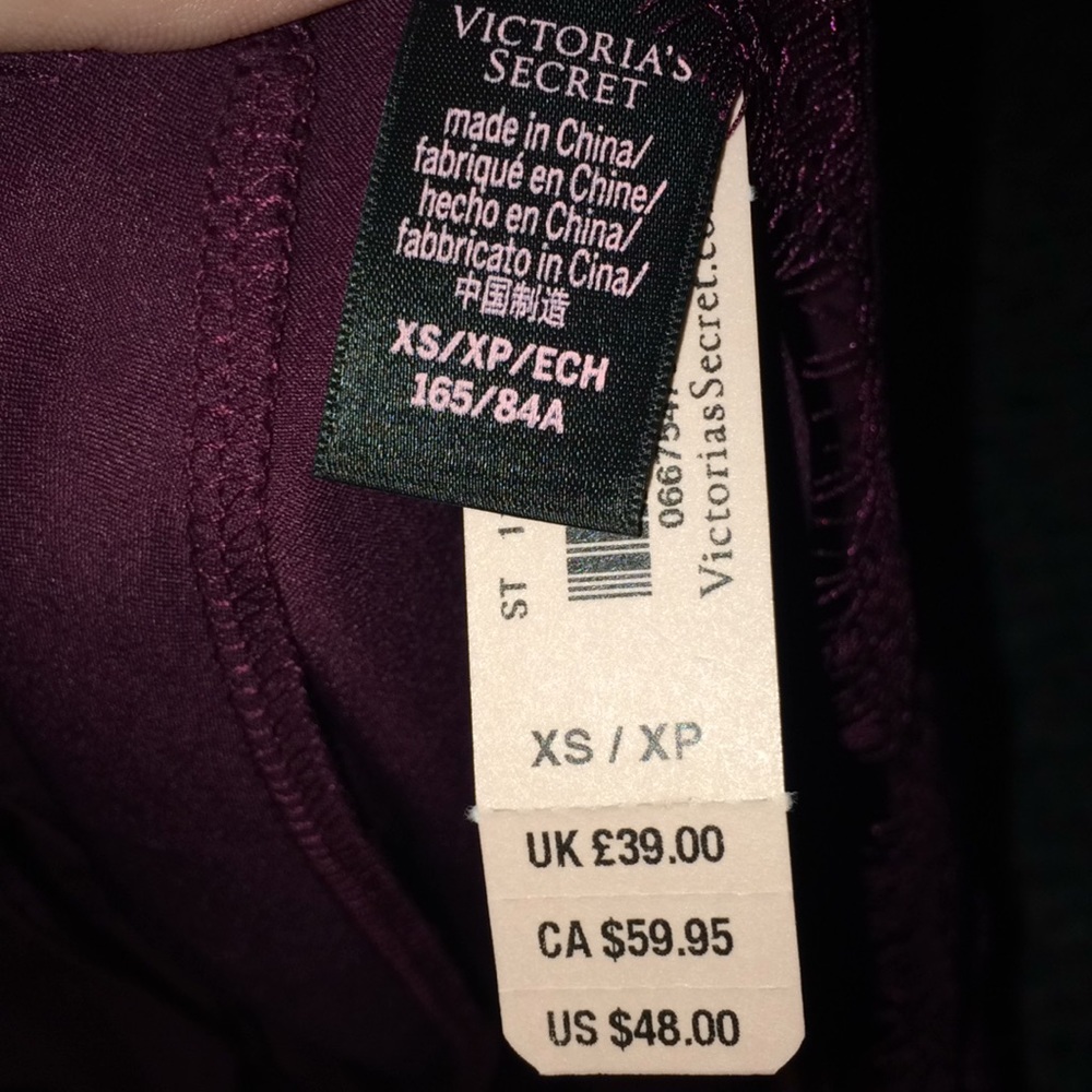 VS lingerie sleepwear! Size XS, NWT
